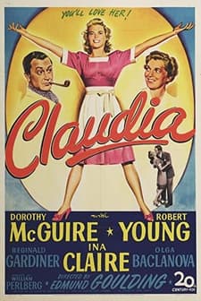 Claudia (1943) afişi
