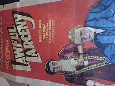 Lawful Larceny (1923) afişi