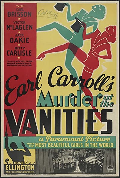 Murder At The Vanities (1934) afişi