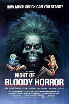 Night Of Bloody Horror (1969) afişi