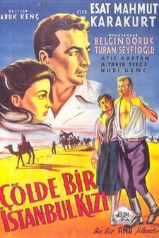 Çölde Bir İstanbul Kızı (1957) afişi