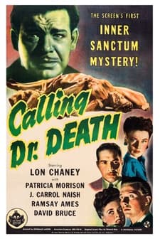Calling Dr. Death (1943) afişi