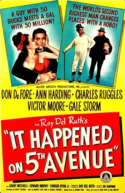 It Happened On Fifth Avenue (1947) afişi