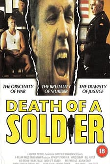Death Of A Soldier (1986) afişi