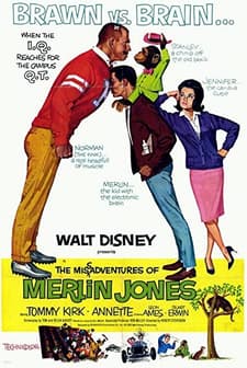 The Misadventures Of Merlin Jones (1964) afişi