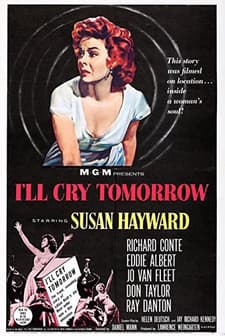 I'll Cry Tomorrow (1955) afişi