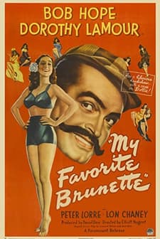 My Favorite Brunette (1947) afişi