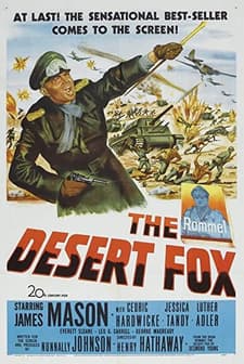 The Desert Fox: The Story Of Rommel (1951) afişi