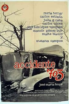 Accidente 703 (1962) afişi