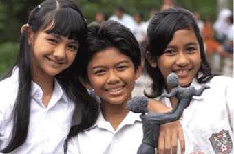 Anak-anak Borobudur fotoğrafı
