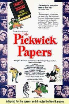 The Pickwick Papers (1952) afişi