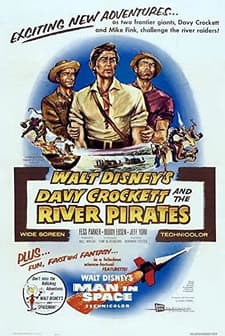 Davy Crockett And The River Pirates (1956) afişi