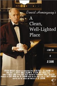 A Clean, Well-lighted Place (2008) afişi