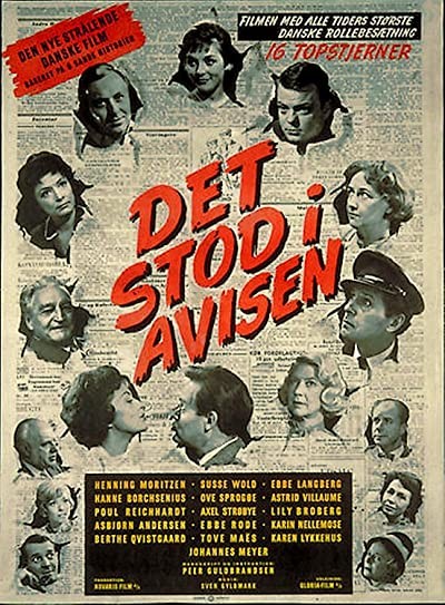 Det Stod I Avisen (1962) afişi