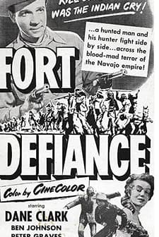 Fort Defiance (1951) afişi
