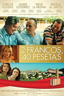 2 francos, 40 pesetas (2014) afişi