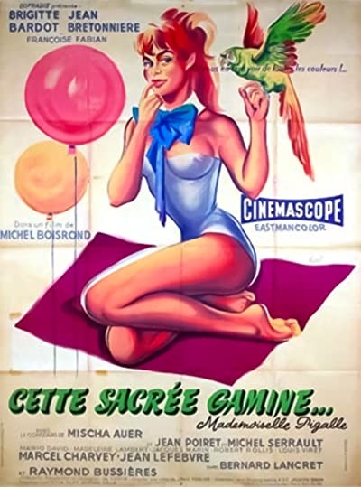 Cette Sacrée Gamine (1956) afişi