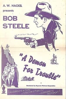 A Demon For Trouble (1934) afişi