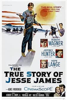 The True Story Of Jesse James (1957) afişi