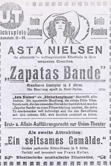 Zapatas Bande (1914) afişi
