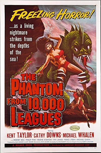 The Phantom From 10,000 Leagues (1955) afişi