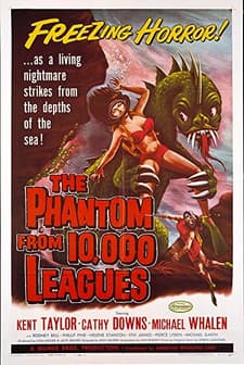 The Phantom From 10,000 Leagues (1955) afişi