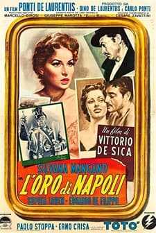 The Gold of Naples (1954) afişi