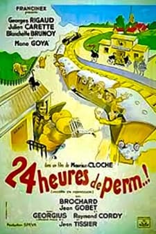 Vingt-quatre Heures De Perm' (1945) afişi