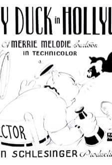 Daffy Duck in Hollywood (1938) afişi