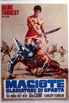 Maciste, Gladiatore Di Sparta (1964) afişi