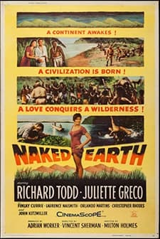The Naked Earth (1958) afişi