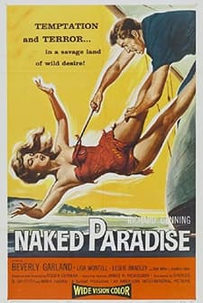Naked Paradise (1957) afişi