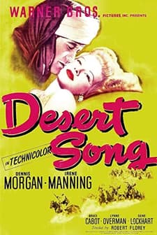 The Desert Song (1943) afişi