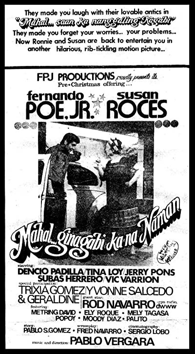 Mahal... Ginagabi Ka Na Naman (1979) afişi
