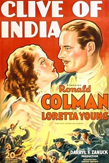 Clive Of ındia (1935) afişi