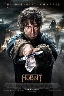 Hobbit: Beş Ordunun Savaşı (2014) afişi