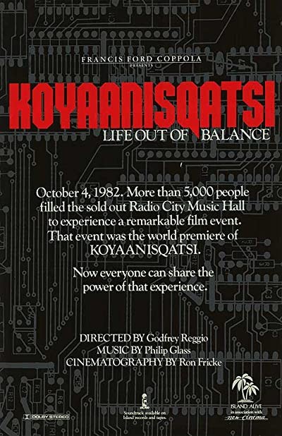 Koyaanisqatsi (1982) afişi