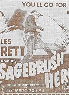 Sagebrush Heroes (1945) afişi