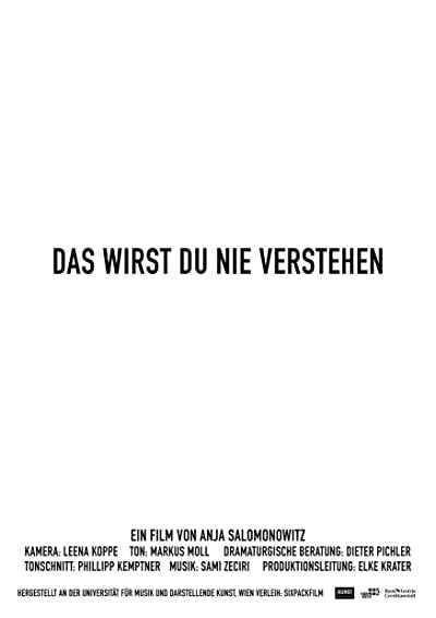 Das Wirst Du Nie Verstehen (2003) afişi