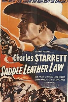 Saddle Leather Law (1944) afişi