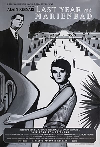 Geçen Yıl Marienbad'da (1961) afişi
