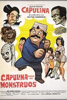 Capulina Contra Los Monstruos (1974) afişi