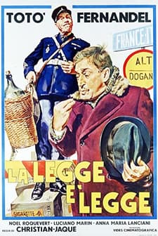 The Law Is the Law (1958) afişi