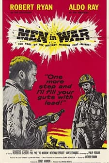 Men In War (1957) afişi