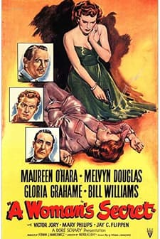 A Woman's Secret (1949) afişi