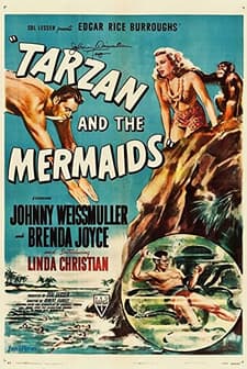 Tarzan And The Mermaids (1948) afişi