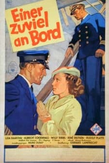 Einer Zuviel An Bord (1935) afişi