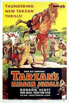 Tarzan's Hidden Jungle (1955) afişi