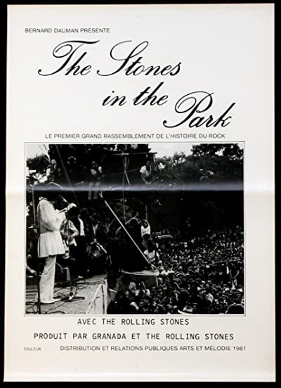 The Stones In The Park (1969) afişi