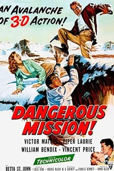 Dangerous Mission (1954) afişi